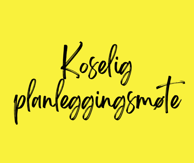 Planleggingsmøte